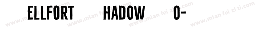Bellfort Shadow Bo字体转换